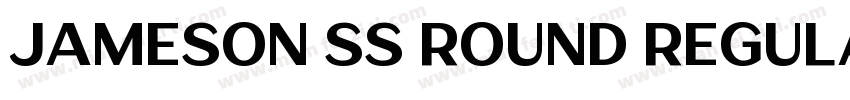 Jameson SS Round Regular字体转换
